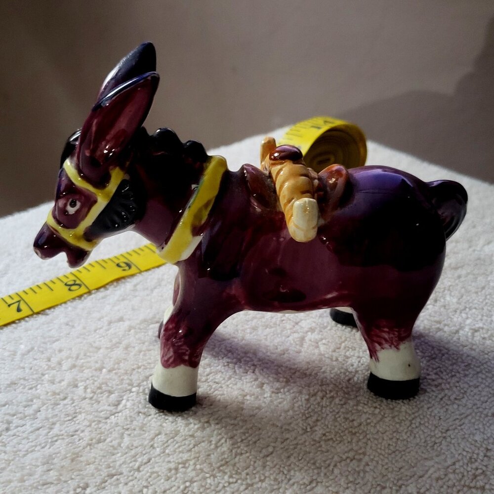 Vintage RELCO Ceramic Donkey Burro Mule (No Barrels) JAPAN GUC SEE PICS